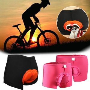 Dames heren fietsen shorts comfortabel ondergoed 3D spons gevulde mtb underpants fiets fiets korte broek voor bergafwaarts ruzie 220629