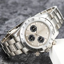 Mujeres para hombre Relojes de pulsera Daytonas diseñador Relojes mecánicos automáticos de alta calidad 41 mm Boutique Correa de acero Relojes de diseño para hombres Reloj al por mayor