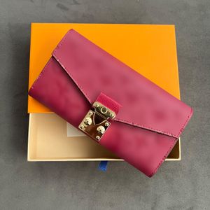 Monederos de diseñador Clásico para mujer para hombre Cuero genuino Cartera larga de lujo Monederos Monederos Titulares de pasaporte Titular de la tarjeta 7A Carteras de viaje de calidad Bolsa de llaves Bolsas de embrague