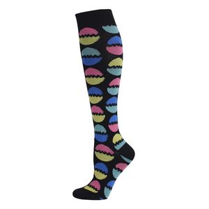 Chaussettes hautes pour hommes et femmes, bonneterie à compression médicale, pour course à pied, randonnée, bas de sport athlétique