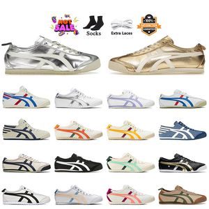 Dames Heren Onitsukases Designer Tiger Mexico 66 Casual Schoenen Tijgers Instapper Zilver Berkengroen Wit Zwart Goud Trainers Joggen Atletische Hardlopers Sport Sneakers