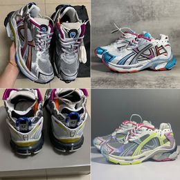 Femenino de zapatillas para hombres zapatillas de zapatillas Nuevos zapatos de estilo de estilo back brote de talla estampada logo de runner estampado a la moda parejas de alta calidad zapatos deportivos 772774