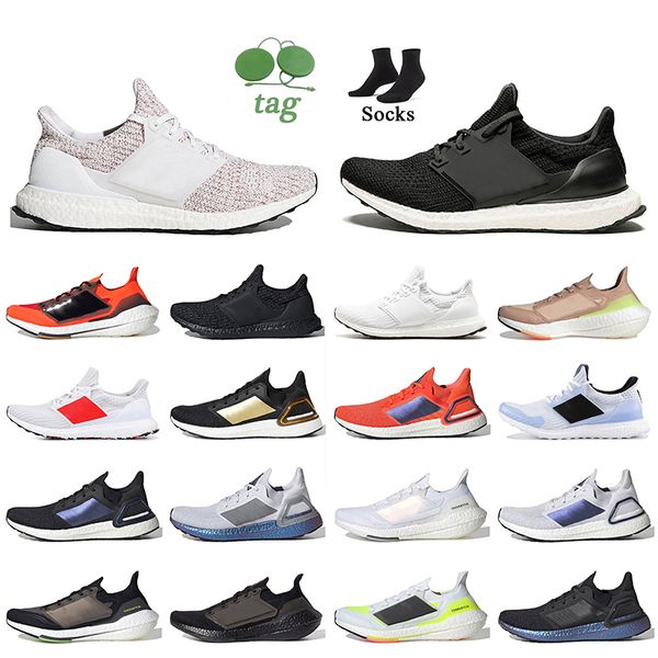 Femmes Hommes Chaussures de course Ultraboosts 20 22 Triple Noir Beige Gris Nuage Blanc Noir Semelle Jogging Baskets Ultra Boost19 4.0 Coureurs Baskets de sport Taille 36-45