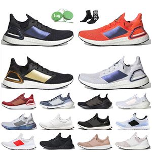 Mujeres para hombre Ultraboosts 22 Zapatillas para correr 20 19 Ultra 4.0 DNA en nube Blanco Suela negra Zapatillas de malla Tech Indigo OG Tenis Corredores para correr Caminar Zapatillas doradas 36-45