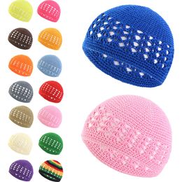 Vrouwen Mesh Haarnetje Gehaakte Cap Snood Slapen Night Cover Tulband Mannen Moslim Kufi Hoed Pruik Caps Motorkap Mutsen hoofddeksels Hoofddoek