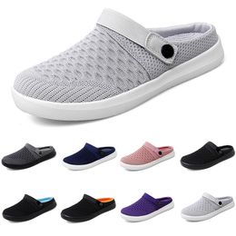 Femmes Mesh Slip-On Cushion Summer Walking Chaussures Black Pink Gai Platform Platepers Courne Femme Sneaker Taille 36-45 526