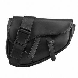 Femmes Mini sac en cuir noir sac à main hommes épaule petit sac Fi sac de selle Menger sacs hommes sacs à main décontracté bandoulière x0S6 #