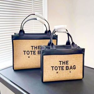 Diseñador de compradores de tejido de rafias para mujeres The Tote Bag Mens Luxury Weekend Hand Bag Tople Beach Beach Travel Bag Lady Pochette Crossbody Shoulk Sling Bolsas