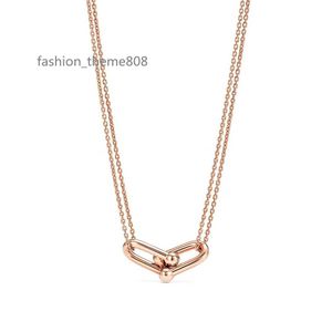 vrouwen ketting nieuwe mode designer sieraden voor mannen vrouwen merk hoefijzer ketting Top Roestvrij staal goud diamant plating delicatesse party Geschenken snelheid