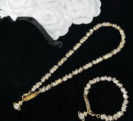 Colliers pour femmes Bracelets irréguliers Zircon carré diamant strass Saturn collier Bracelets avec pendentif planète tridimensionnelle ensembles de bijoux de créateur N36