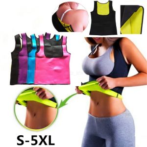 Mujeres Neopreno Body Shapers Shapewear Tank Push Up Chaleco Entrenador de cintura Tummy Belly Faja Hot Body Shaper Cintura Cincher Corset LJJA2509 ZZ