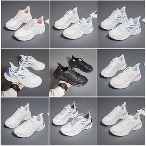 Femmes nouvelles chaussures de randonnée hommes 2024 courir chaussures plats soft seme mode blanc blanc rose rose bule confortable sport z 91