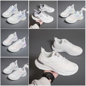 Femmes Nouvelles chaussures de course pour hommes randonnées chaussures plates douces mode douce blanc blanc noir rose bule confortable sport z142 91