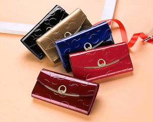 Dames Nieuwe seizoensronde HASP Long Wallets Card Holders Designer Fashion Lady Zipper Telefoon Koppeling Coin Purse Multi Funcito