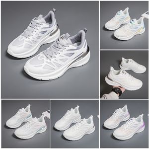 Femmes nouvelles chaussures hommes courent de randonnée chaussures plates douces semelles blanc blanc noir rose bule confortable sport z2 52