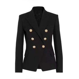 Mujer Nueva chaqueta de abrigo delgada Abrigos clásicos diseñador Traje de doble botonadura Chaquetas de mujer Moda Dama Múltiples colores disponibles