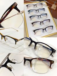 Lunettes de bureau pour femmes lunettes de soleil carrées lunettes demi-monture montures PC verres optiques à boucle en T verres de prescription verres anti-lumière bleue pieds de lunettes en métal