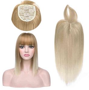 Femmes Clip d'extension de cheveux ombre avec bang long Strucy Synthetic Hair Piece Fibre haute température 2101084226871