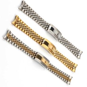 femmes ou hommes Watch Band 20mm Argent Or 316L Acier Inoxydable WatchBand Rx montres pour hommes designer bracelets de montre Submarine Accessoires de haute qualité