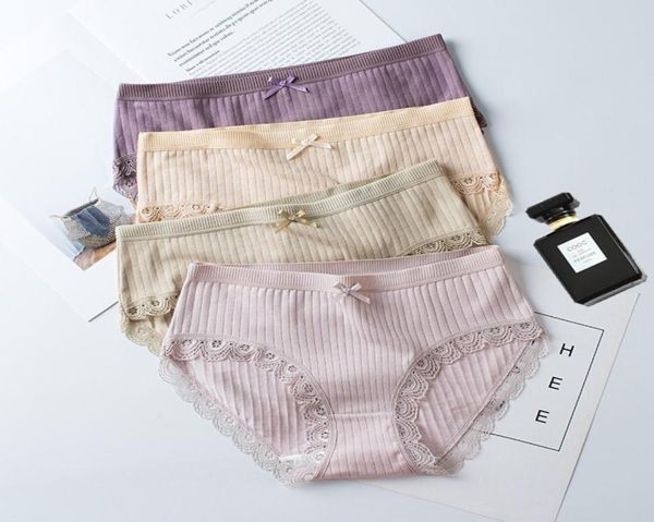 femmes culotte de coton lingerie scénario pantalon de sous-vêtements en sous-vêtements respirants sans trésor.