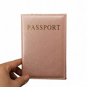 dames paspoortomslag roze reisporter pu lederen covers voor paspoorten reisorganisator portemonnee pasjeshouder paspoort beschermer U4VQ#