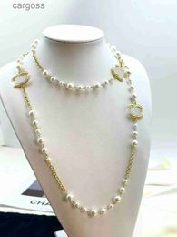 Mujeres Collares de perlas Collar de joyería Diseñador Moda Marca Carta Suéter 10 Estilo XO3D XO3D