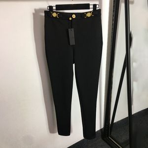 Femmes crayon pantalon noir automne printemps taille haute Leggings INS mode Street Style pantalon