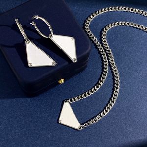 Dames hanger oorbellen ontwerper sieraden ontwerpers oordingen voor damesbrief p zilvergouden hoepel oorrang luxe accessoires accessoires studs doos nieuw