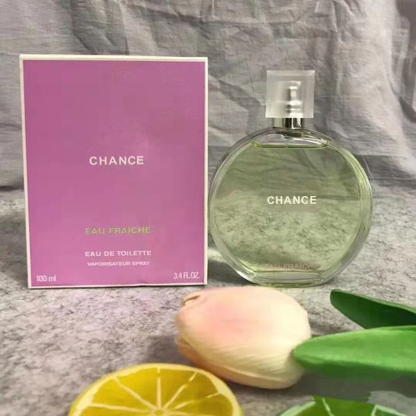 Parfum femme Colognes 100ml vert Chances parfum femme longue durée luxe parfum vaporisateur livraison rapide