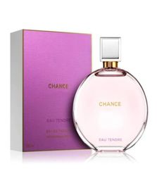 Femmes Perfume Eau Tender 100ml Chance Femmes Spray Bonne odeur de lady Lasting Dame Fragrance Fast Ship6332980