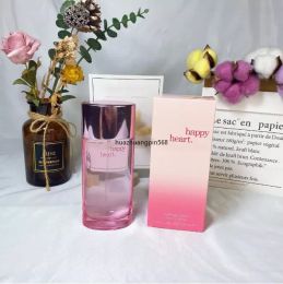 Perfume de mujeres para mujer spray 100ml Happy Heart Chypre Floral Notes Fird Girl Edición más alta Barco rápido