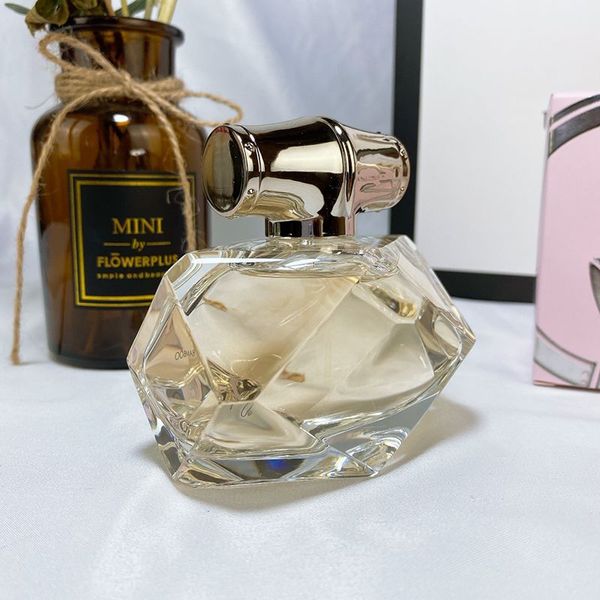 Parfum Femme Lady Bamboo EDT 75ml Parfum Floral Parfum Charmant Goût Doux De Fleurs Blanches Agrumes Boisé Odeur Longue Durée Cologne De Qualité Supérieure Pour Toutes Les Peaux