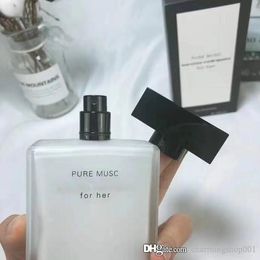 Perfume de mujer Pure Musc For Her 100 ml EDP Spray Colonia 100 ML Fragancia agradable natural de larga duración para mujer Aroma encantador para regalo 3.3 fl.oz al por mayor