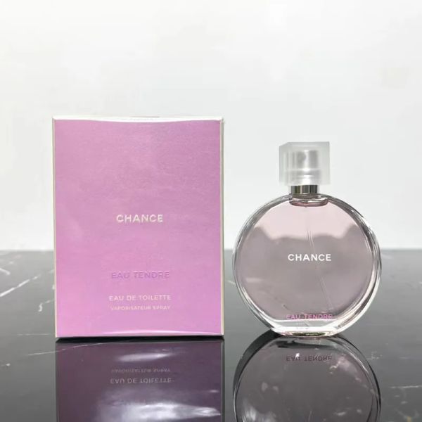 Parfums pour femmes CHANCE Déodorant anti-transpirant Spray 100ML EDT Cologne féminine naturelle 3,4 FL.OZ EAU DE TOILETTE Parfum longue durée Parfum pour cadeau