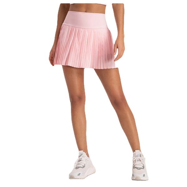 Jupe de tennis plissée pour femmes avec poches, short, jupe athlétique, taille haute, jupe de golf, séchage rapide, jupe de sport, d'entraînement, de course