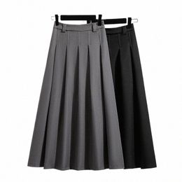 Femmes Plus Taille L-5XL Prom Party Jupe plissée Taille haute JK Uniforme LG Jupes Femme 2024 Été Nouveaux vêtements Grand 3XL 4XL Z8vO #