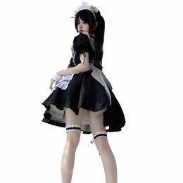 Femmes Plus Size Maid Dr Sweet Lolita Waitr Jeu de rôle Japonais Kawaii Student Party Animati Show Café Maid Uniforme 2024 T9bC #