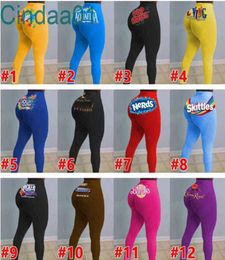 Mujeres Leggings impresos Pantalones de yoga de otoño Sexy Slim Patrón de personalización Damas Nuevas pantalones ajustados 3737529