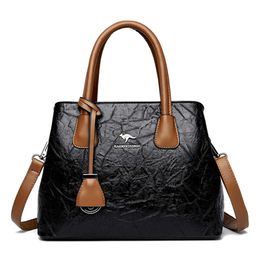 Vrouwen Pu Lederen Handtassen Dames Draagtas Vrouwelijke Vierkante Schoudertassen 2023 Nieuwe Mode Dames Crossbody Tas Bolsos De Mujer sac