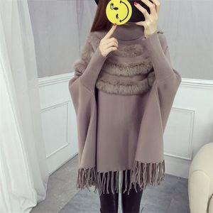 Vrouwen pullover mode herfst winter warme coltrui dames trui trui lange mouw casual losse truien gebreide tops 201221