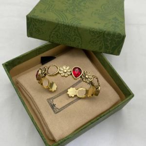 Vrouwen pure gouden armbandontwerpers openen armband sieraden mode hartvormige juweeltje bracelet g heren hoogwaardige luxe armebarnes feestje bruiloft cadeau sieraden