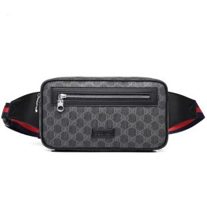 Hommes sacs en cuir Unisexe Hommes Femmes en cuir Sport Runner Fanny Pack Ventre Taille Bum Sac Fitness Courir Ceinture Jogging Pouch Grille arrière