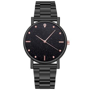 Montre à quartz pour femme 38,5 mm - Style classique - Montre de luxe élégante pour affaires - Ronde et simple - Cadran rétro - Cadeau