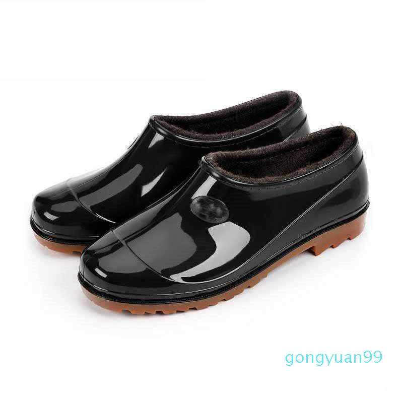 Kadınlar Yağmur Çizmeleri Su Geçirmez Ayakkabı Unisex Açık Bahçe Mutfak Bayan Akıllı Ayakkabılar Kızın Araba Yıkama Ayakkabıları AW03