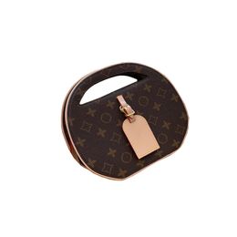 Dames retiro cirkel totes kleine tassen handtas luxurys ontwerpers shouder crossbody tas messenger dames handtassen met gouden ketting 22 cm