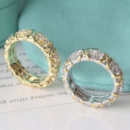 Vrouwen Ring Luxe Designer Ringen Heren Merk Zirconia Fashion Ringen Verstelbaar 18k Verguld Zilver Diamant Vrouw T Ring CYG2392022-6