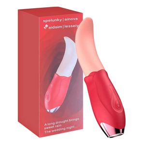 Femmes Rose langue léchant vibrateur g Spot mamelon Stimulation jouets pour adultes vibrant succion clitoridien vibrateurs sexe pour
