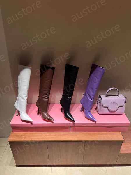 Femmes ROSIE 31 bottes GIABORGHINI bottes de créateur en cuir de luxe de haute qualité mode bottes de mode chaussures taille 35-41