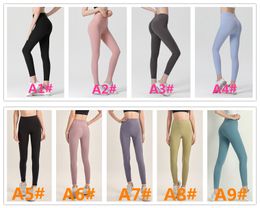 Dames Running Capris Leggings Tummy Control Hoge taille yogabroek Show Perfect Lines Fit LeggingsTummy Control Workout 4 Way Stretch