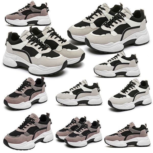 Femmes Running newTop Platform Chaussures top Triple Gris Noir Browm Blanc Mesh Confortable Respirant Trainer Designer Sneakers Taille 35-40